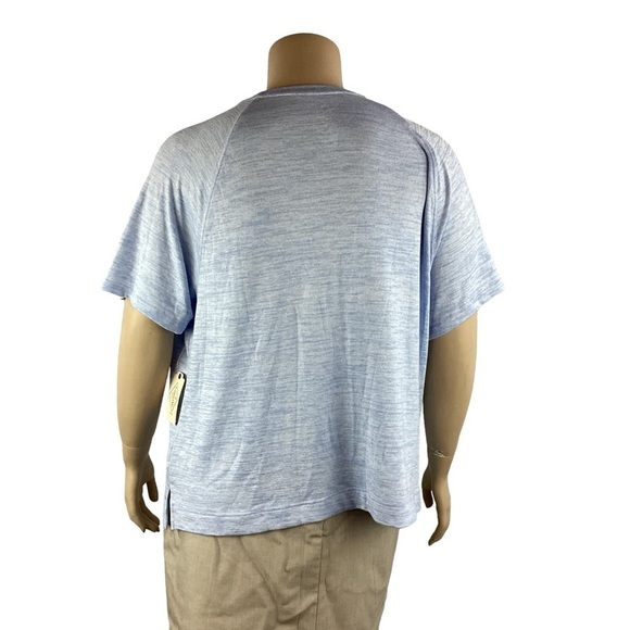 St. John's Bay Short Sleeve T-Shirt Size 1X Blue - Picture 5 of 6